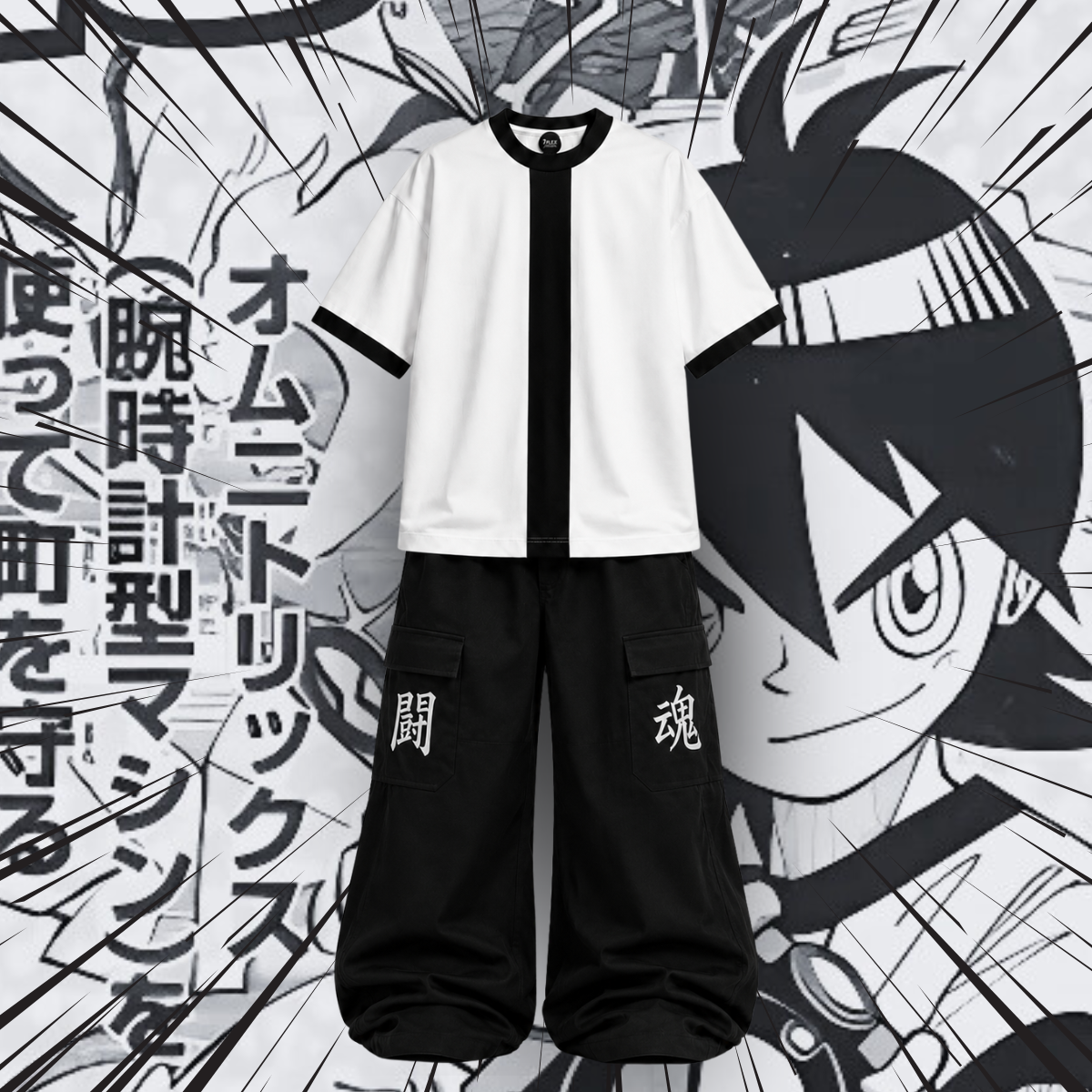 COMBO DEAL: Ben 10 + Japanese Kanji Street Wear Trouser